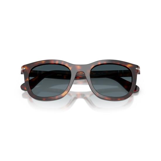 26SS 페르솔 선글라스 0Po3395s 호피무늬 사각 프레임  (세련된 메탈릭 디테일) - PERSOL