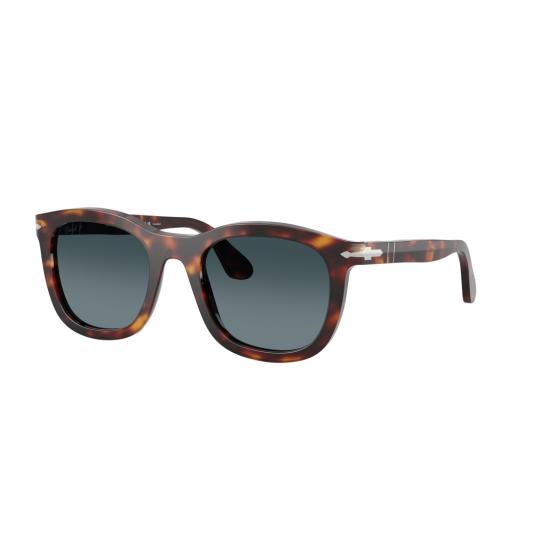 26SS 페르솔 선글라스 0Po3395s 호피무늬 사각 프레임  (세련된 메탈릭 디테일) - PERSOL