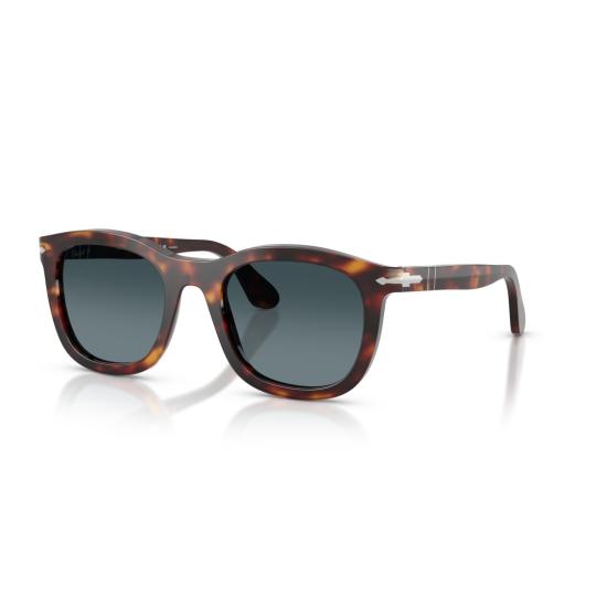26SS 페르솔 선글라스 0Po3395s 호피무늬 사각 프레임  (세련된 메탈릭 디테일) - PERSOL