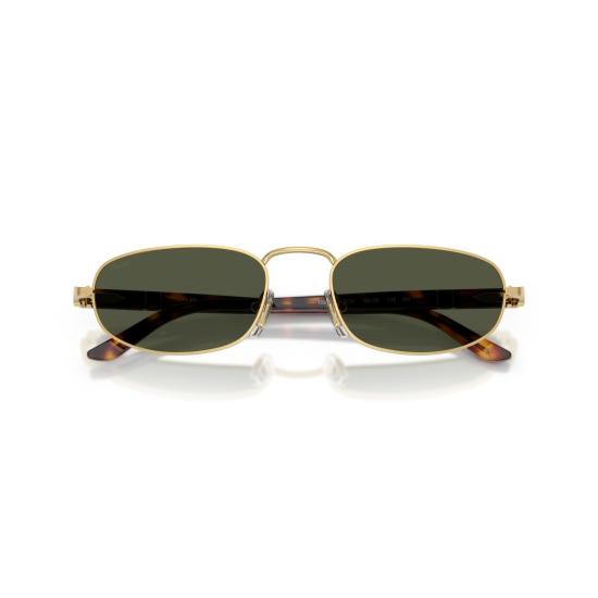 26SS 페르솔 선글라스 0Po1028s 직사각형 금색 프레임  (호피무늬 다리) - PERSOL