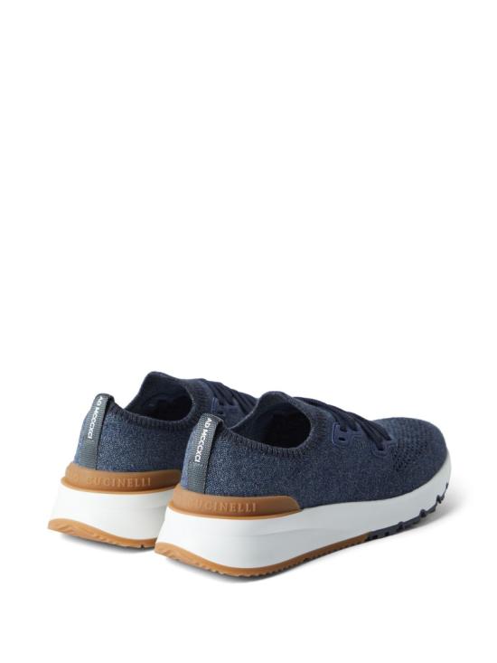  브루넬로 쿠치넬리 시네 니트 러너 MZUKISO250 Blue - BRUNELLO CUCINELLI