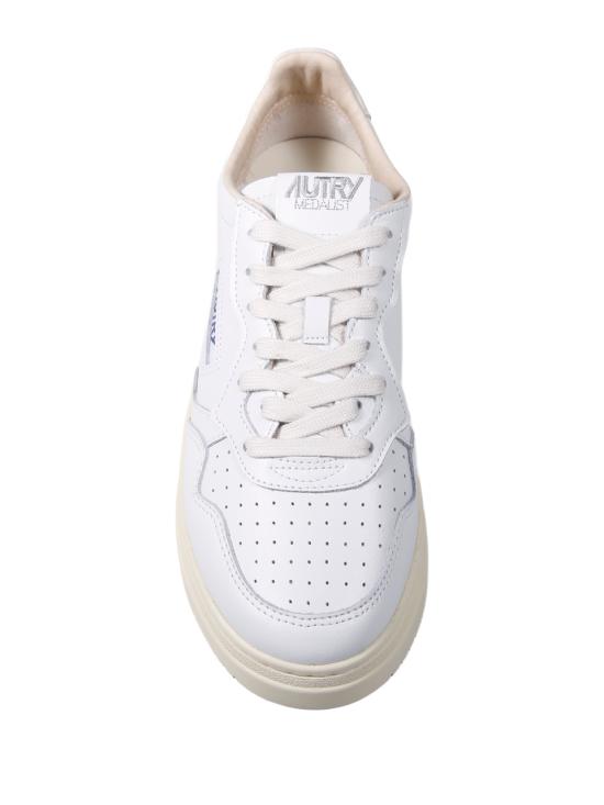 26FW 오트리 메달리스트 로우 스니커즈 AULM BJ04 BJ04 WHITE SNOW - AUTRY
