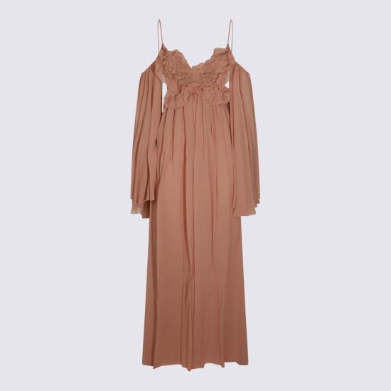 26SS 블루마린 롱 원피스 P644A457A N0144 CAMEO ROSE - BLUMARINE