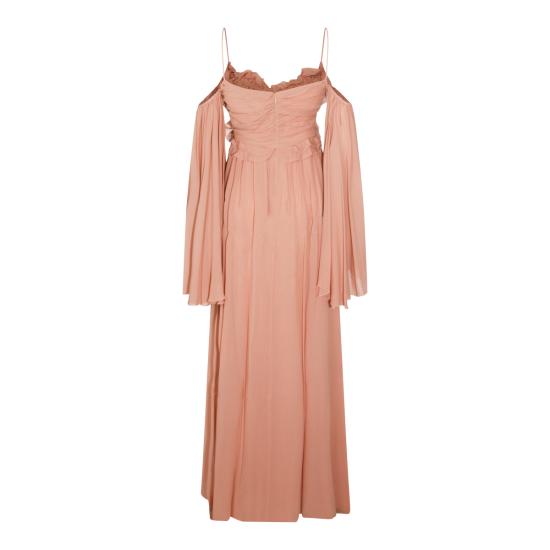 26SS 블루마린 롱 원피스 P644A457A N0144 CAMEO ROSE - BLUMARINE