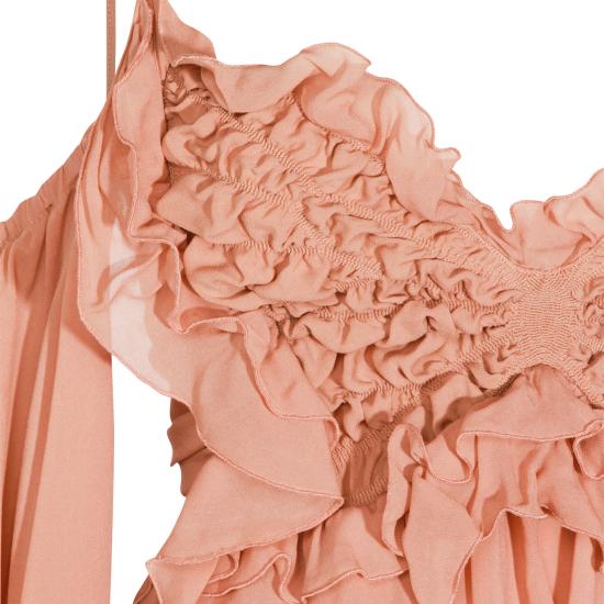 26SS 블루마린 롱 원피스 P644A457A N0144 CAMEO ROSE - BLUMARINE