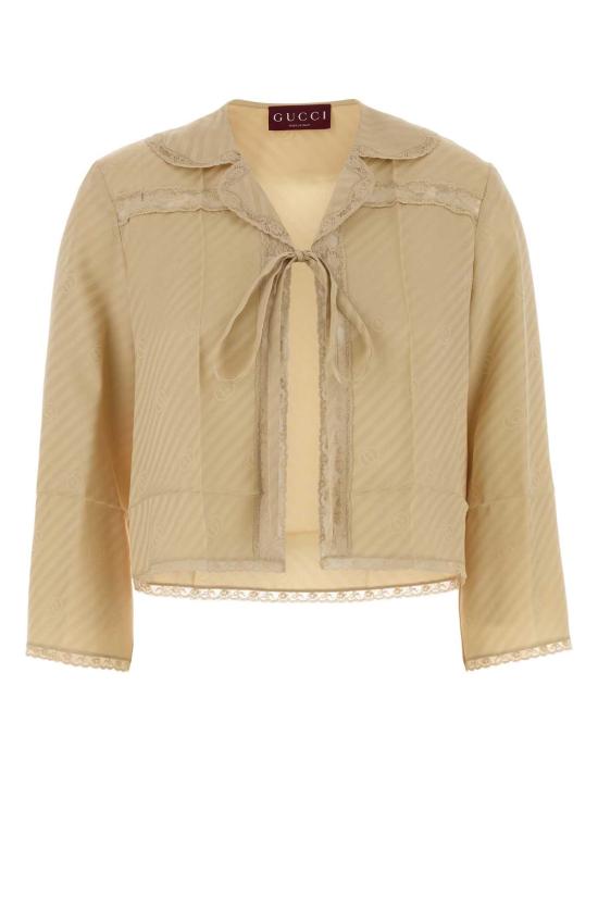 26SS 구찌 긴팔 티셔츠 854516ZAM5B 9853 BEIGE O TAN