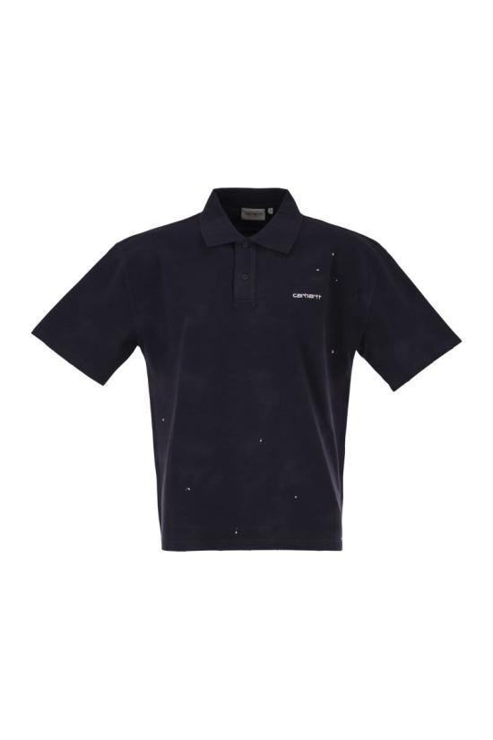 26FW 칼하트 WIP 폴로 티셔츠 I036856 1CEJ DARK BLUE