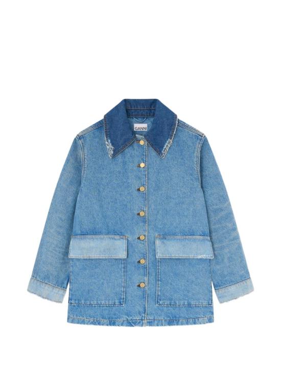 26SS 가니 데님 자켓 A1010179567 BLUE