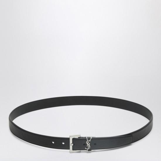 26SS 생로랑 모노그램 벨트 634440BRM0E1000 NERO
