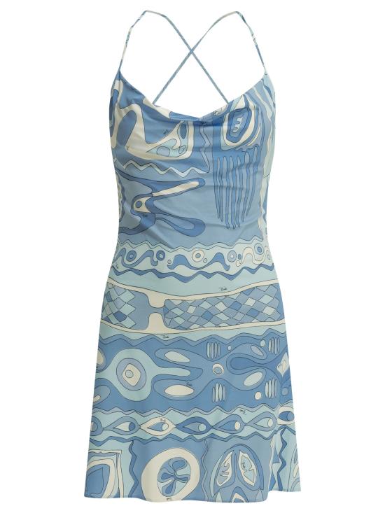 26SS 에밀리오푸치 숏 원피스 6HJG376H787060 LIGHT BLUE