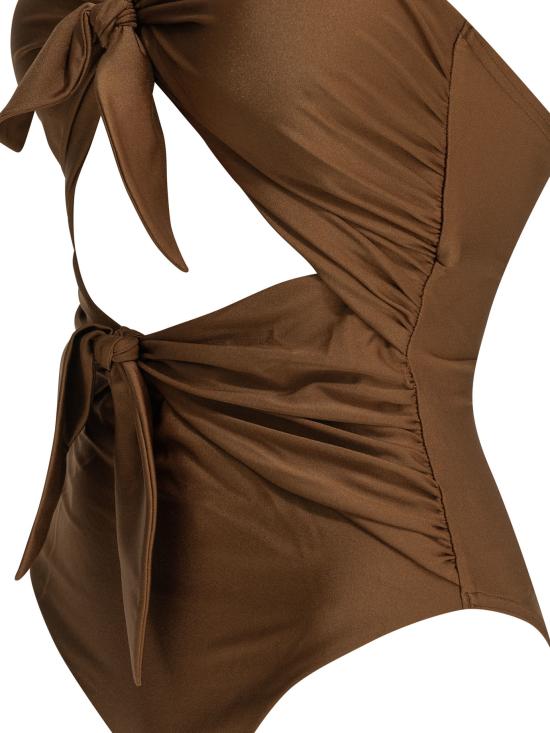 26FW 짐머만 원피스 수영복 9070WSS261WAL BROWN - ZIMMERMANN