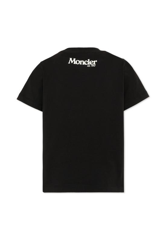 26FW [키즈] 몽클레어 티셔츠 L2954 8C00008 89AFV 999 BLACK - MONCLER