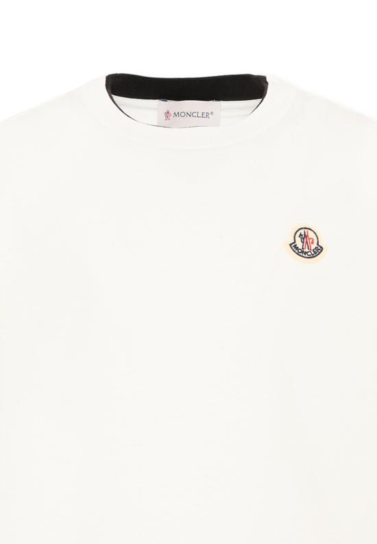 26FW [키즈] 몽클레어 티셔츠 L2954 8C00008 89AFV 034 IVORY - MONCLER