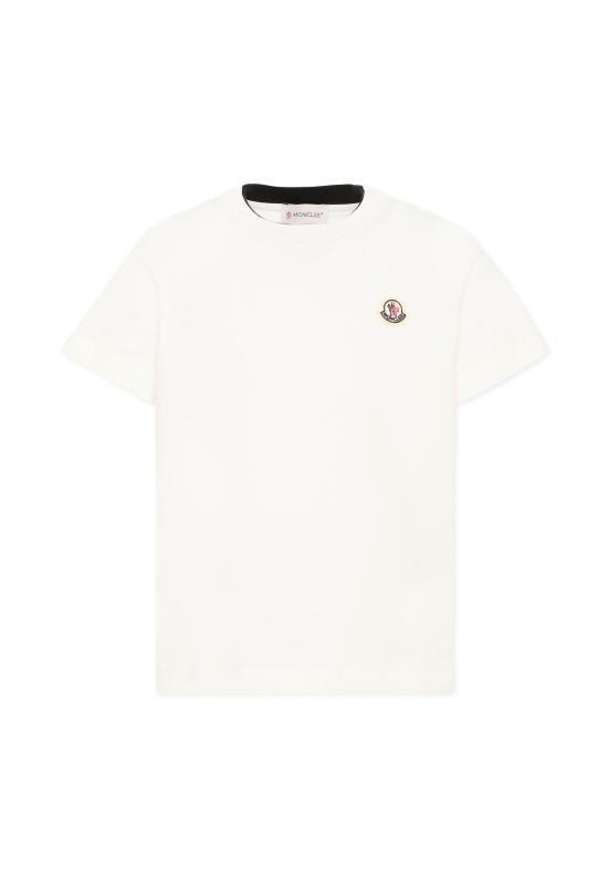 26FW [키즈] 몽클레어 티셔츠 L2954 8C00008 89AFV 034 IVORY