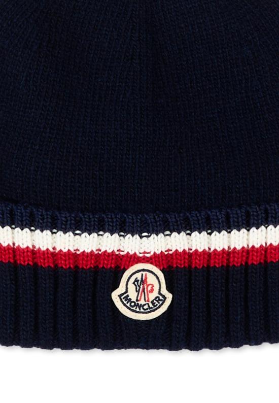 26FW [키즈] 몽클레어 모자 L2954 3B00001 M4281 745 BLUE - MONCLER