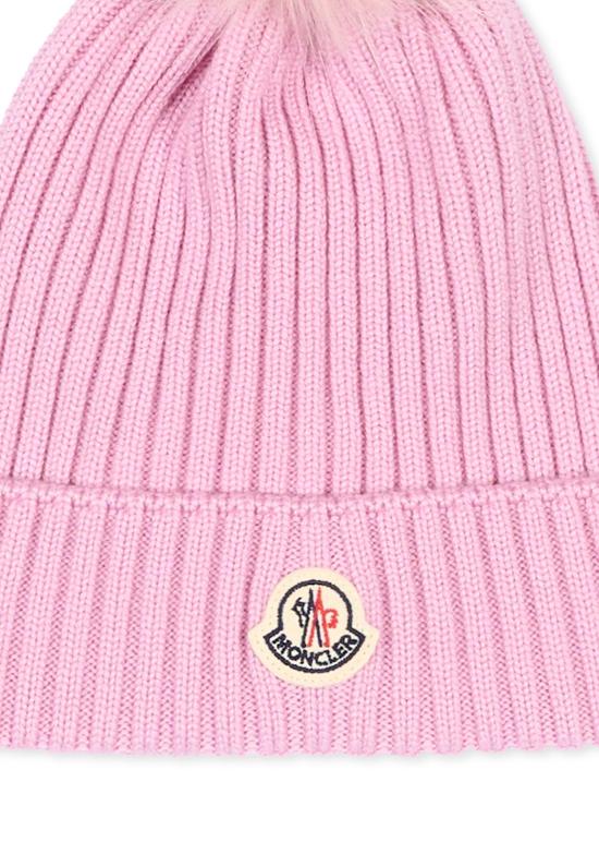 26FW [키즈] 몽클레어 모자 L2954 3B00007 M1131 51F PINK - MONCLER