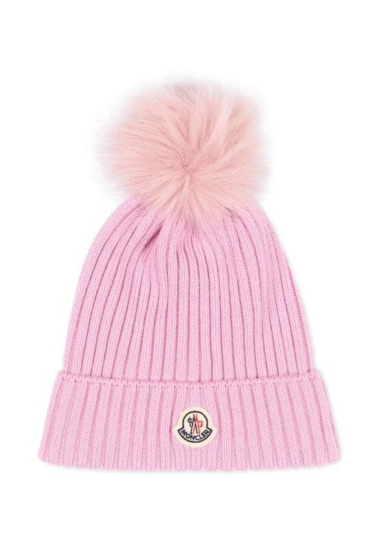 26FW [키즈] 몽클레어 모자 L2954 3B00007 M1131 51F PINK