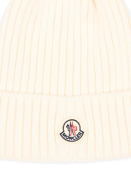 26FW [키즈] 몽클레어 모자 L2954 3B00007 M1131 030 IVORY - MONCLER