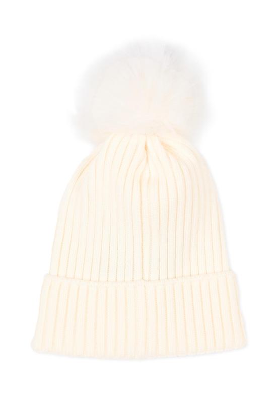 26FW [키즈] 몽클레어 모자 L2954 3B00007 M1131 030 IVORY - MONCLER