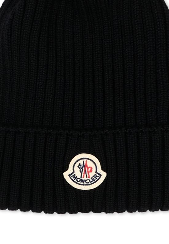 26FW [키즈] 몽클레어 모자 L2954 3B00007 M1131 999 BLACK - MONCLER