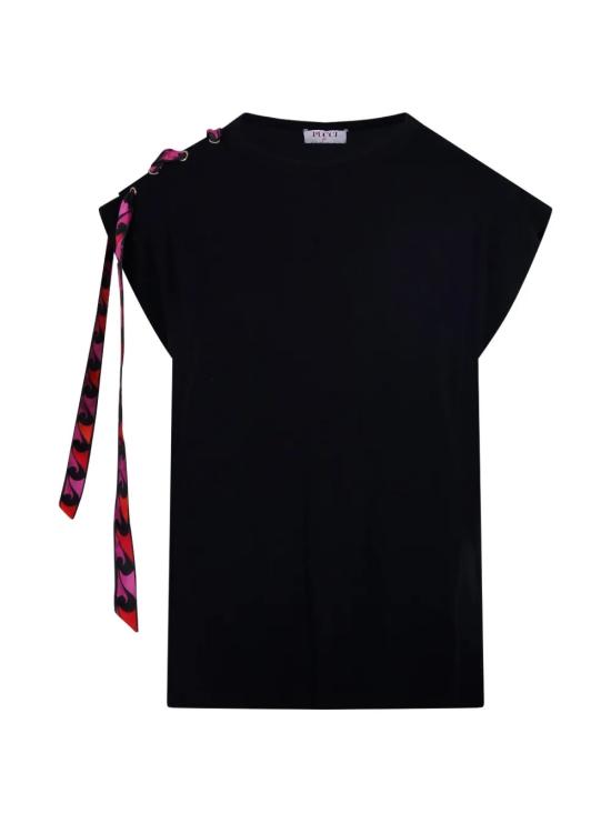 26SS 푸찌 민소매 티셔츠 6HTP406H990999 Black