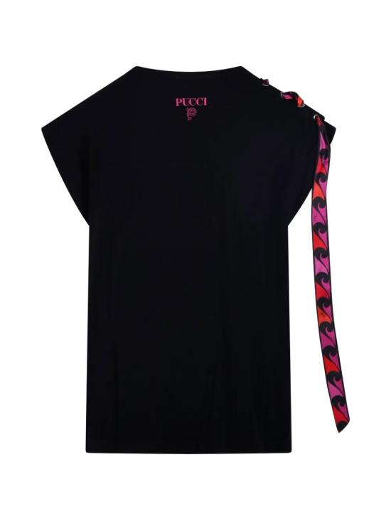 26SS 푸찌 민소매 티셔츠 6HTP406H990999 Black - PUCCI