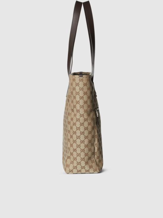 26SS 구찌 GG 캔버스 미디움 토트백 834796 FAEPS Brown - GUCCI