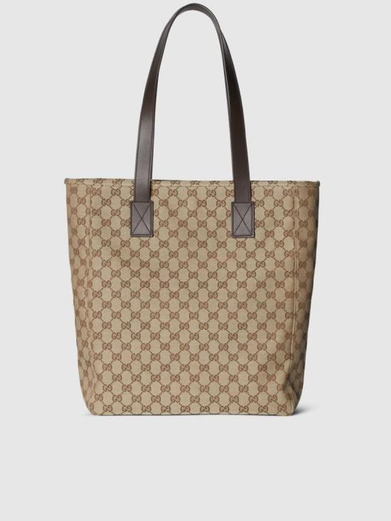 26SS 구찌 GG 캔버스 미디움 토트백 834796 FAEPS Brown - GUCCI