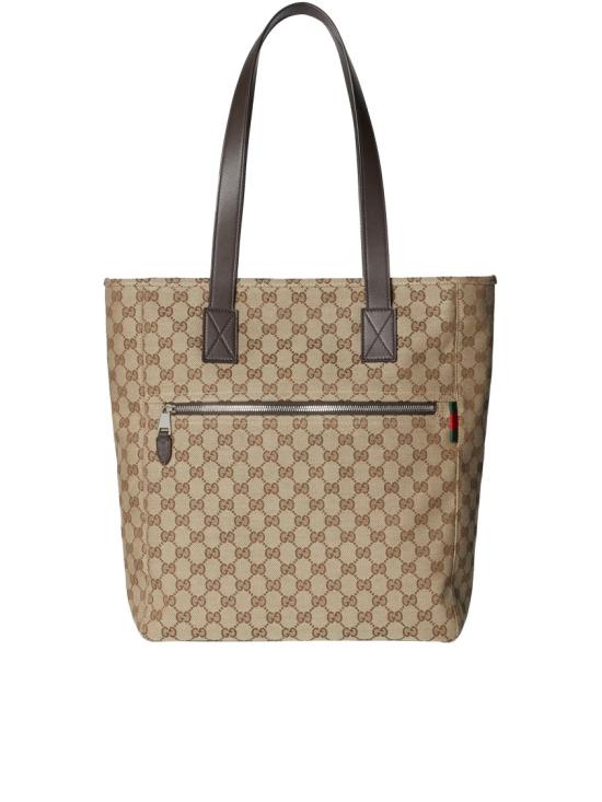 26SS 구찌 GG 캔버스 미디움 토트백 834796 FAEPS Brown