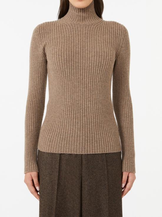 25FW 막스마라 ARAL 아랄 립 터틀넥 2521366293600 Brown - MAX MARA