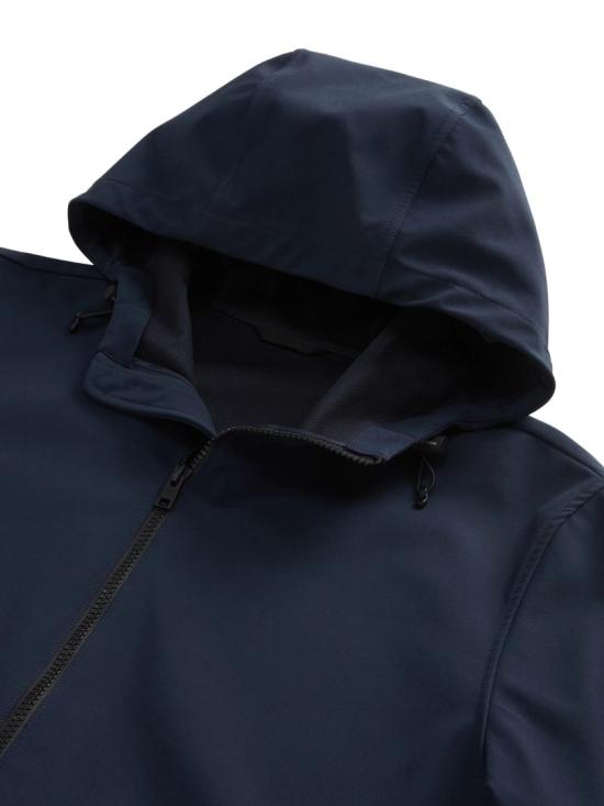  울리치 후드 티셔츠 CFWOOU1155MRUT3496 Blue - WOOLRICH