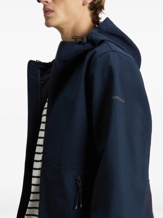  울리치 후드 티셔츠 CFWOOU1155MRUT3496 Blue - WOOLRICH