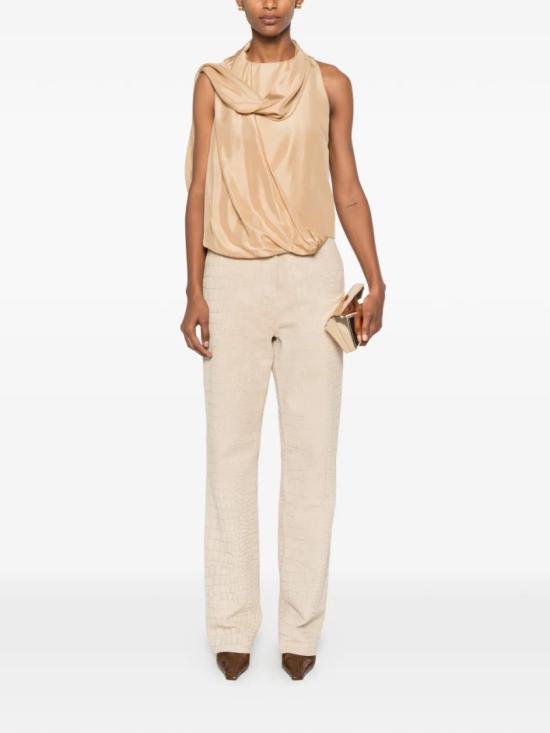26SS 알베르타 페레티 블라우스 A08070116 Neutrals - ALBERTA FERRETTI