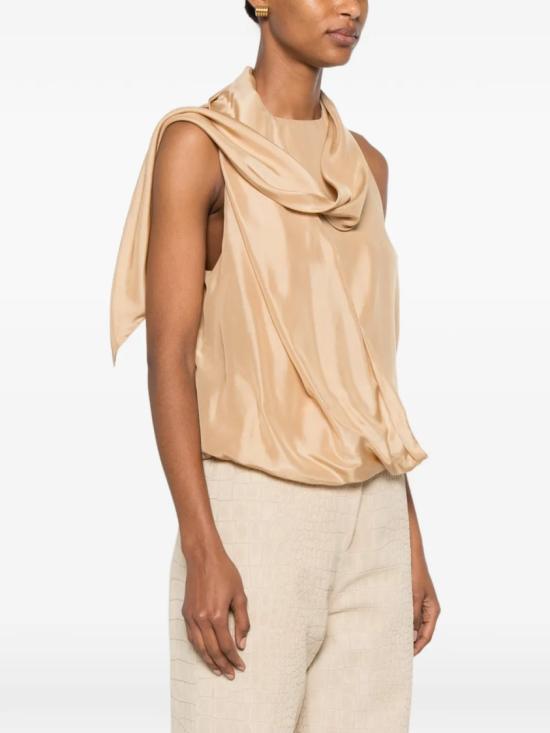 26SS 알베르타 페레티 블라우스 A08070116 Neutrals - ALBERTA FERRETTI