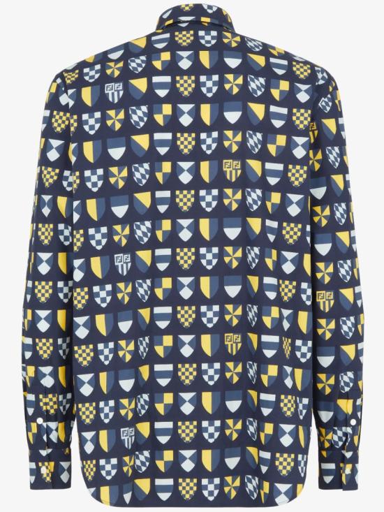 25FW 펜디 긴팔 셔츠 FS1319 AU76 Blue - FENDI