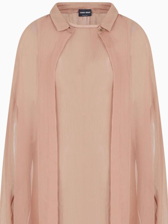  조르지오 아르마니 블라우스 GW000689 TE13823 Pink - GIORGIO ARMANI