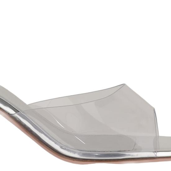 26SS 아미나 무아디 뮬/슬리퍼 LUPITAGLASSSLIPPER70TRANSPARENT Transparent - AMINA MUADDI