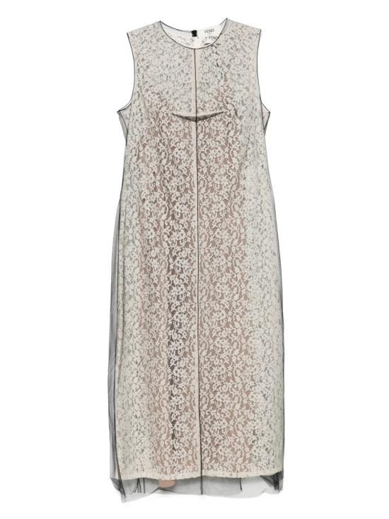 25FW 펜디 미디 원피스 FDD298 AUP7 White