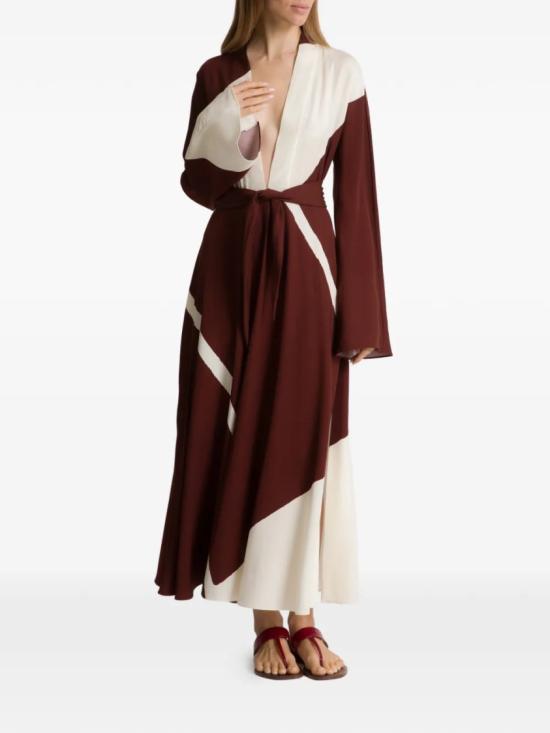 26SS 알베르타 페레티 미디 원피스 A04710151 Brown - ALBERTA FERRETTI
