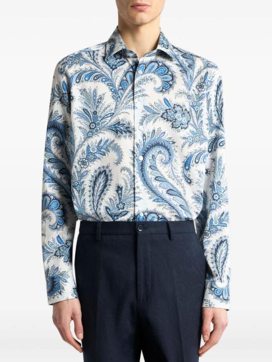  에트로 긴팔 셔츠 MRIB0001 99SA5L1 Neutrals - ETRO