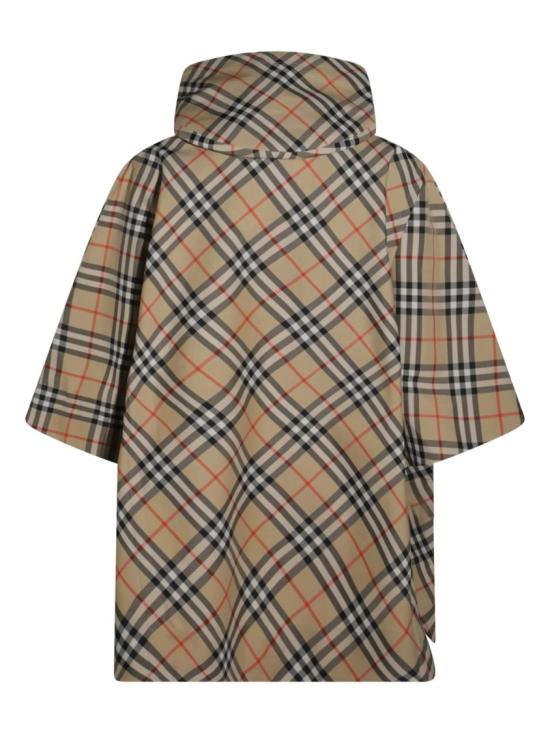  버버리 팩어웨이 체크 트윌 케이프 8105325 Neutrals - BURBERRY