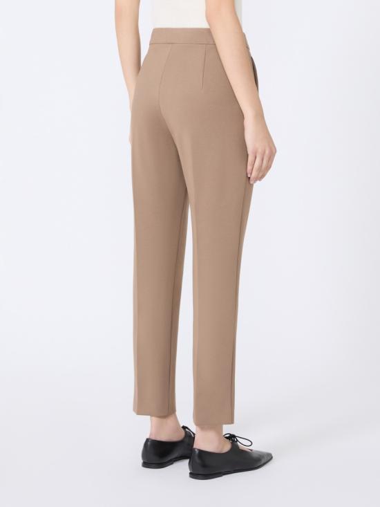 25FW 막스마라 페그노 크롭 팬츠 2521786021600 Brown - MAX MARA