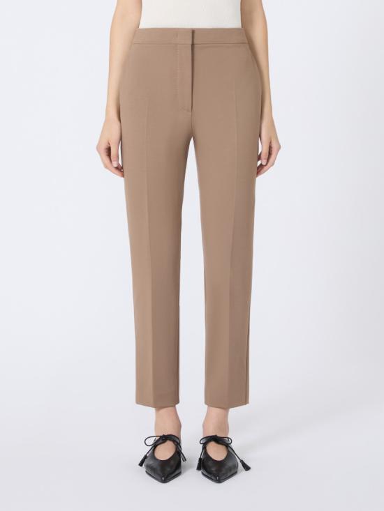 25FW 막스마라 페그노 크롭 팬츠 2521786021600 Brown - MAX MARA