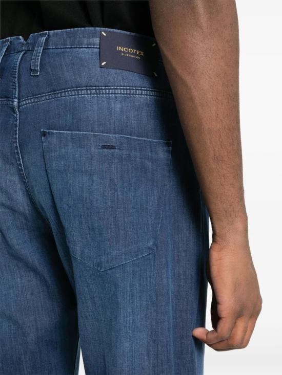  인코텍스 데님 팬츠 BDPX0001SLIM L 00517 Blue - INCOTEX
