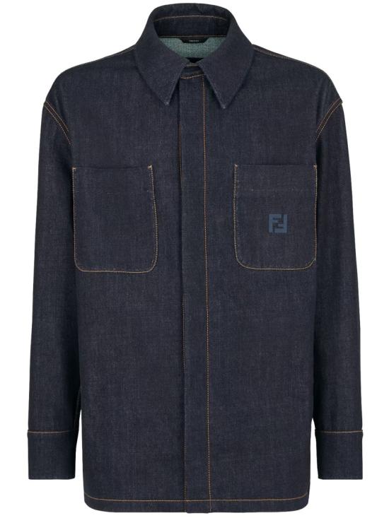  펜디 데님 자켓 FW1321 AUAG Blue