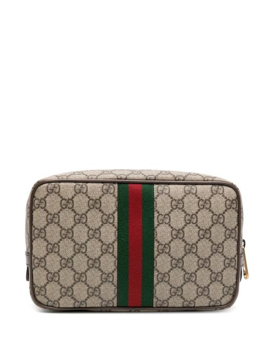  구찌 GG 슈프림 캔버스 코스메틱 케이스 760019 96IWT Neutrals - GUCCI