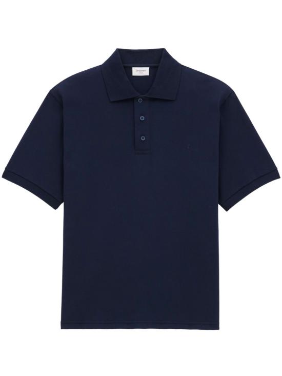  생로랑 카산드라 피케 폴로 셔츠 798944 Y37HC Blue