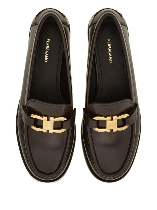  살바토레 페라가모 플랫 슈즈 0785542 Brown - SALVATORE FERRAGAMO
