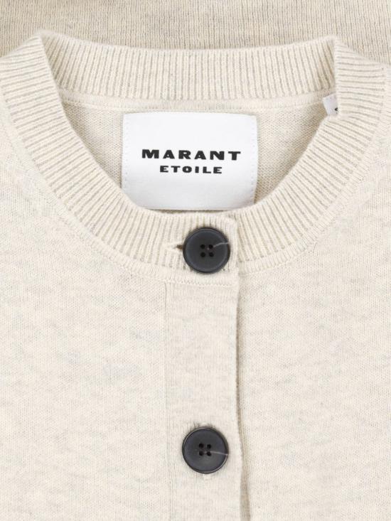  이자벨마랑에뚜왈 뉴턴 코튼 가디건 CA0040FA A1X05E02LY Neutrals - ISABEL MARANT ETOILE