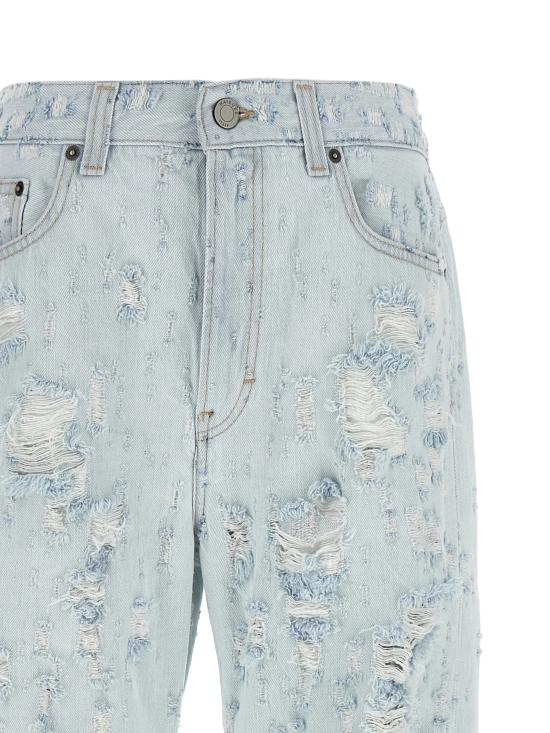 26SS 하이쿠레 데님 팬츠 HEW03368 DF180L0934 LIGHT BLUE DESTROY - HAIKURE